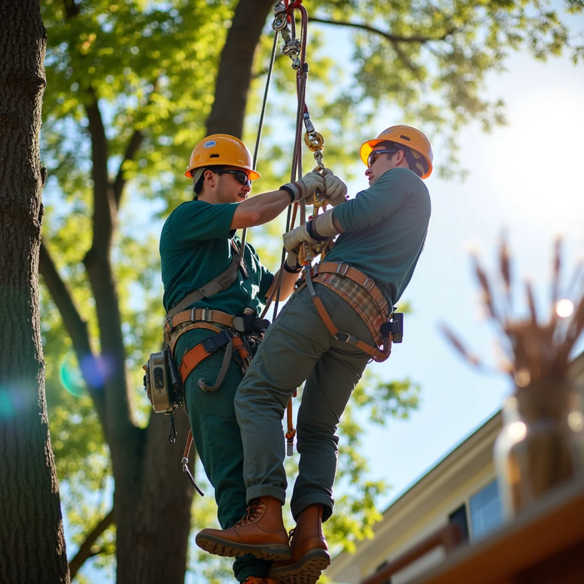Specialized arboricultural equipment and methods for Keeping Limbs Off Your Roof and Gutters