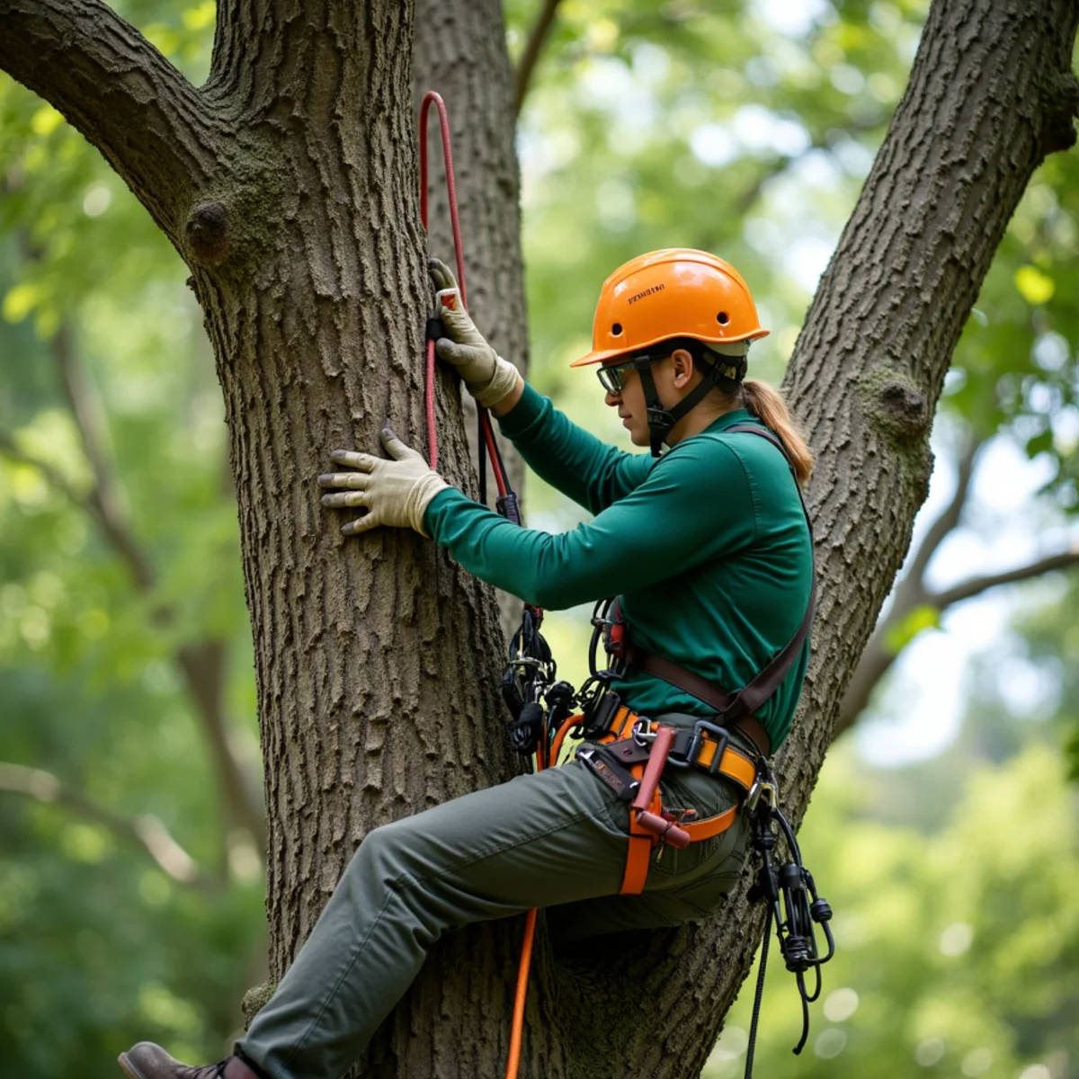 Professional tree care execution addressing What to Do When a Tree Falls on Your House in Burke County