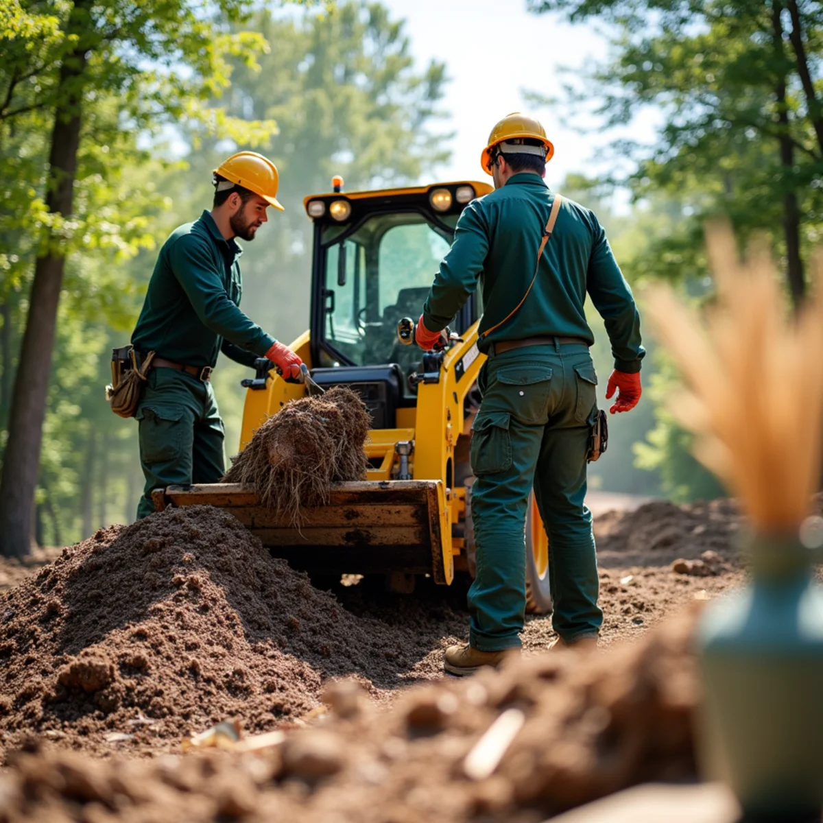Professional commercial equipment in action for HOA & Property Management Tree Service