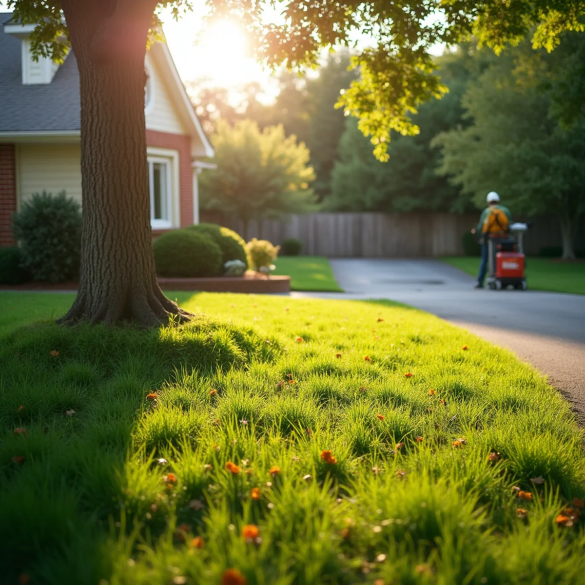 Immaculate yard condition and finished results after Commercial Tree Service