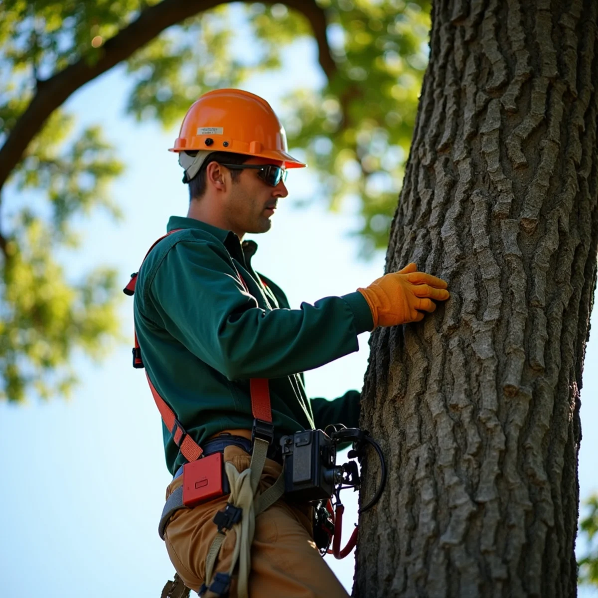 Structural tree pruning to prevent storm damage in Burke County, NC